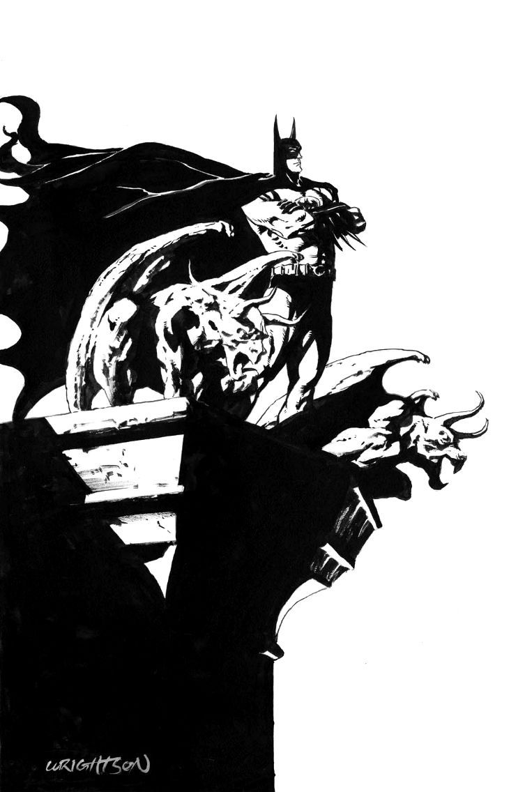 Batman By Bernie Wrightson In Daryl R S Wrightson Batman 驪 Comic Art Gallery Room