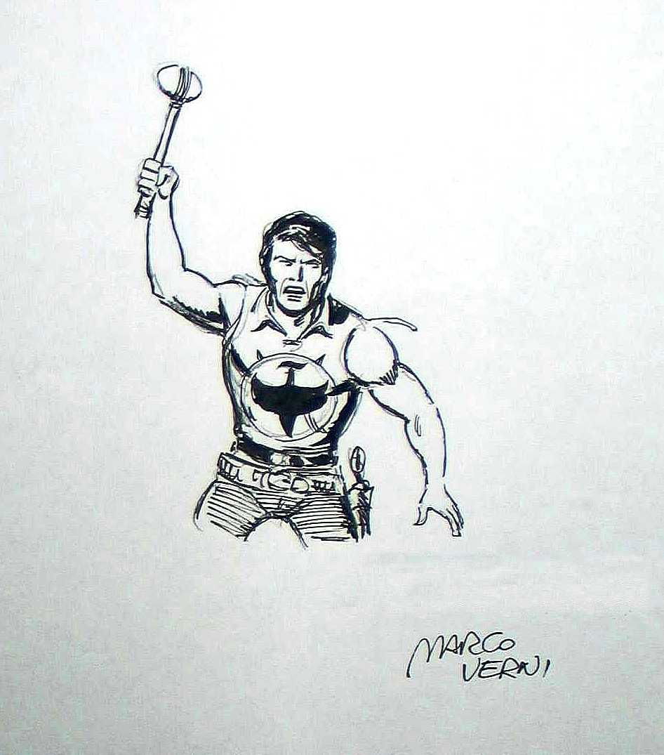 Convention Sketch Zagor by Marco Verni, 2014, in Darko Zdenac's Zagor ...