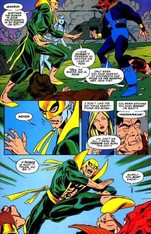 Iron Fist #2 Page 3 Sharyd, In Stuart Lawrence's Iron Fist Comic Art 