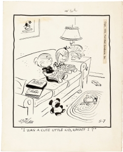 Dennis the Menace Aug. 7, 1951, Comic Art