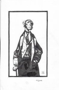 Mignola Monkey Man About Town, Comic Art