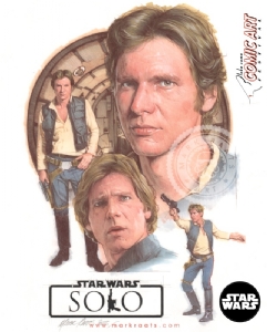 Han Solo Commission, Comic Art