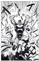 Colossus destroying Sentinel by Geoff Shaw Comic Art