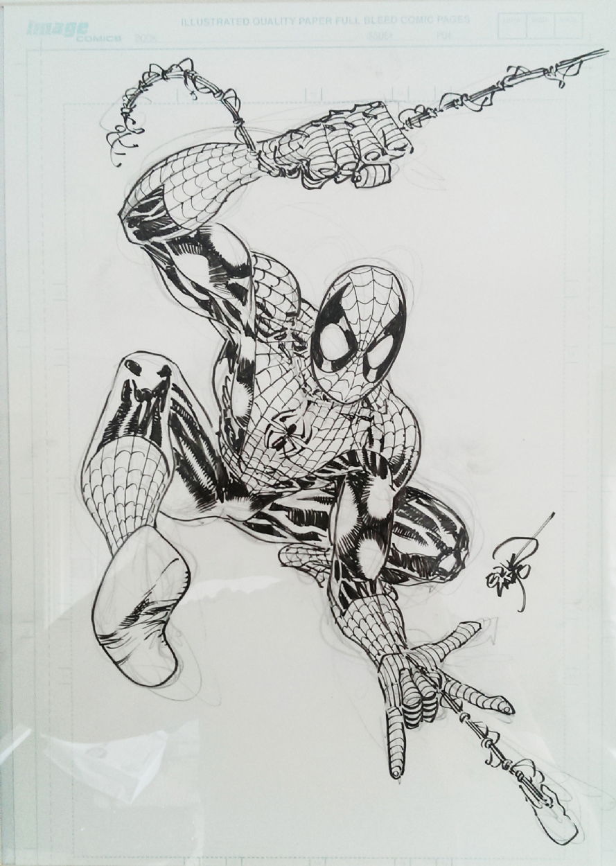 Spider-Man - Erik Larsen, in Graham Corcoran's My Collection Comic Art ...