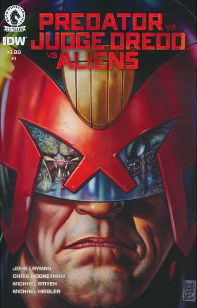 Glenn Fabry Predator Vs Judge Dredd Vs Aliens In Jonathan Wilson S Glenn Fabry Comic Art