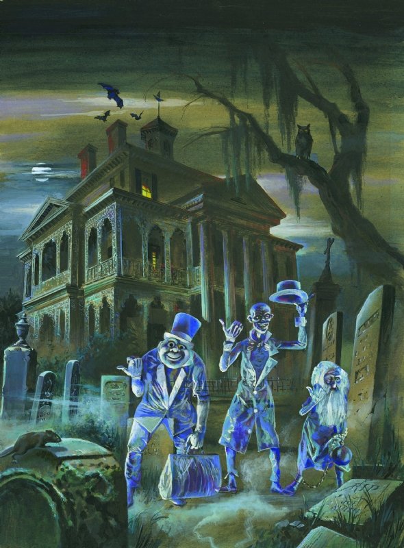 disneyland haunted mansion ghosts