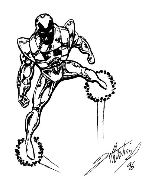 Jeff Whiting sketch, in Stefan K's Sketches Comic Art Gallery Room