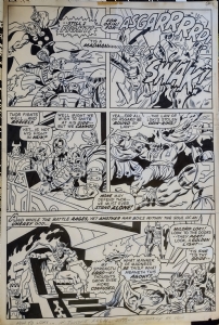 John Buscema - Thor #193 Comic Art