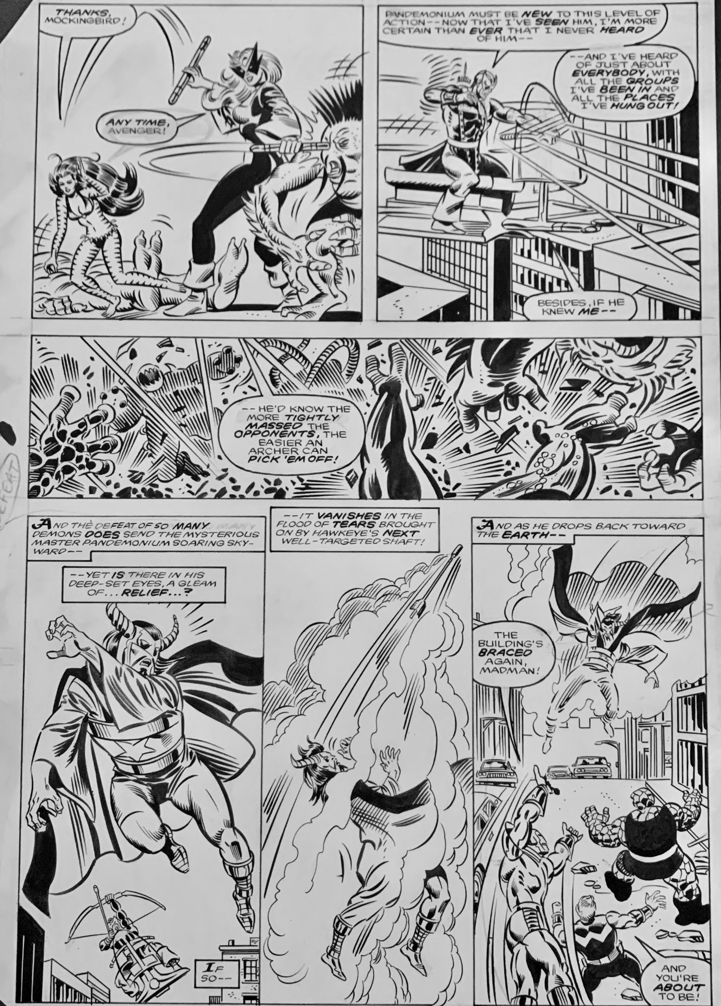 West Coast Avengers 4 page 28 Al Milgrom Joe Sinnott Hawkeye First ...