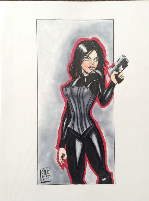 Selene from Underworld, in Bruce McPherson's Bruce's Collected Comic ...