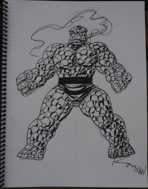 Thing by Ron Wilson, in stephen albrecht's Convention Sketches Comic ...