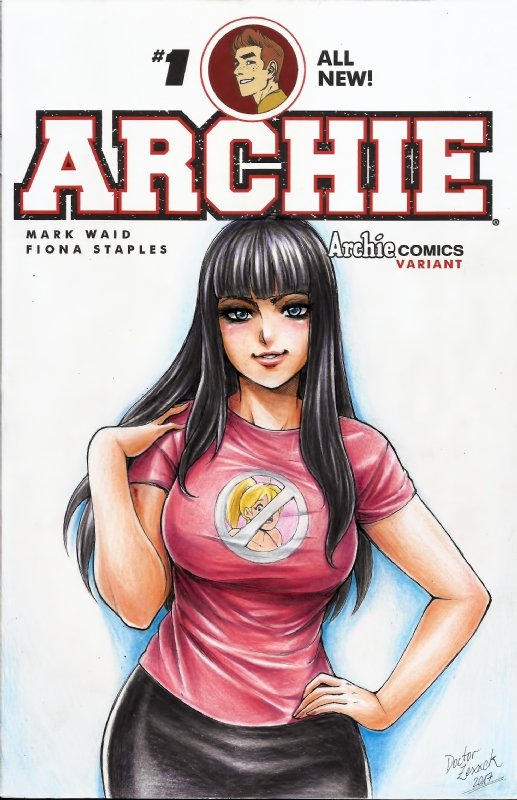 Archie 1 Veronica Lodge In Stephen Kucho Sanchezs Kuchos Commissions Comic Art Gallery Room