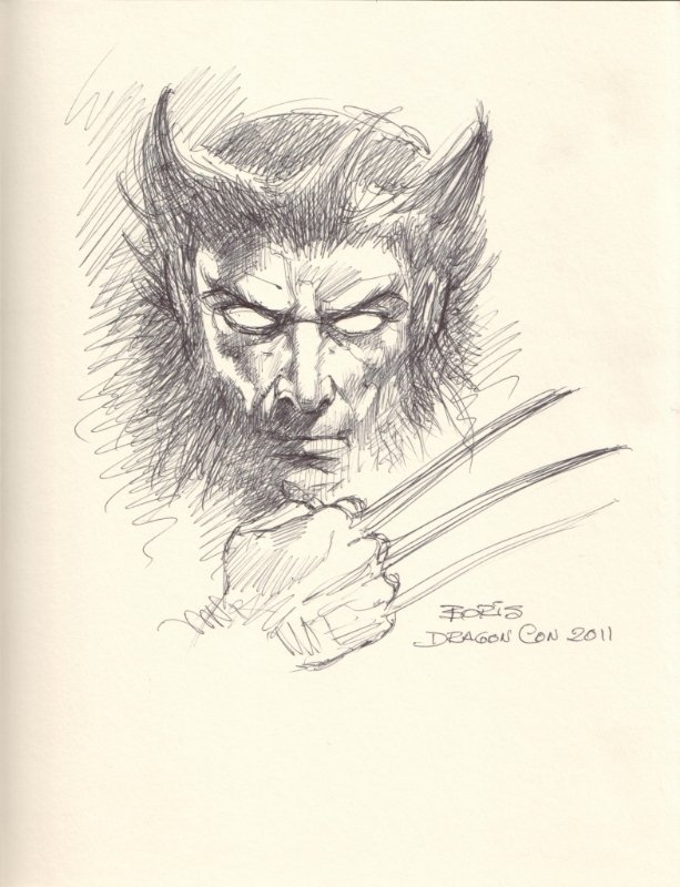 Boris Vallejo Pencil Sketches