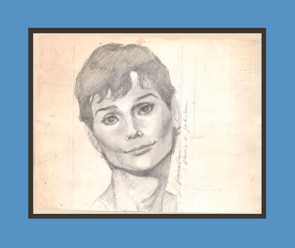 Luca Vannini Audrey Hepburn In Jc Ss Sketches And Drawings 2 Comic