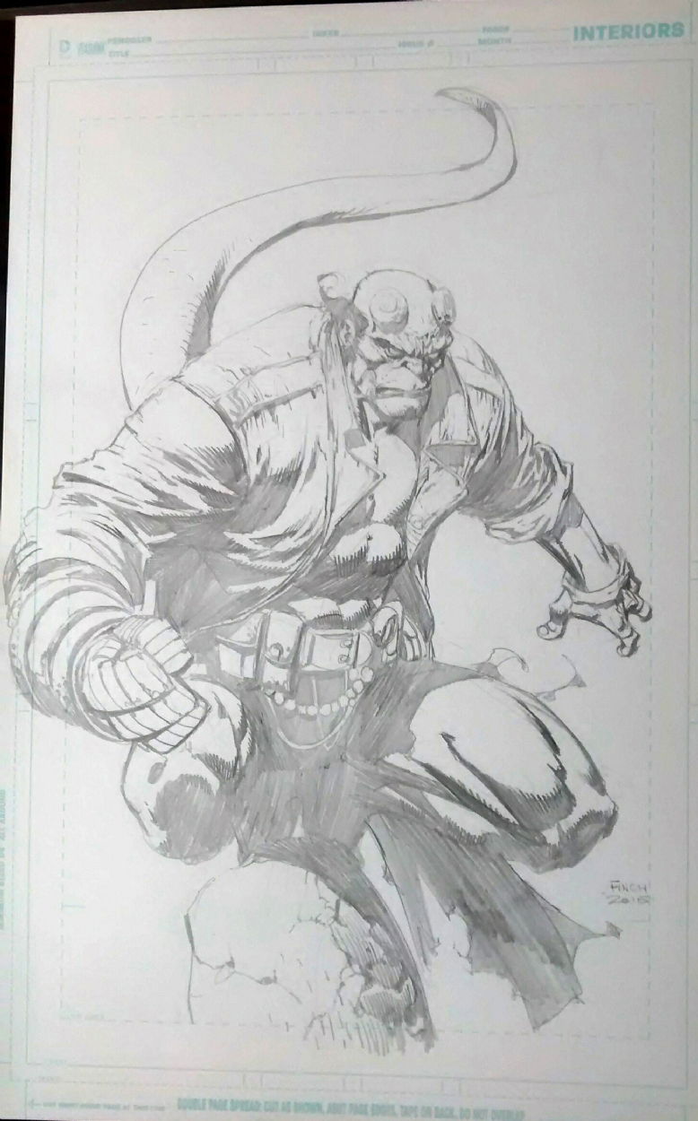 Hellboy by David Finch, in Sudip Dasgupta's Hellboy stuff Comic Art ...