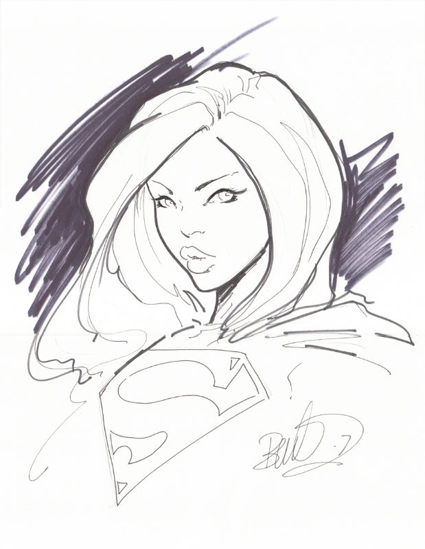 Joe Benitez Supergirl, in Nick Warmack's Gone, but not forgotten ...