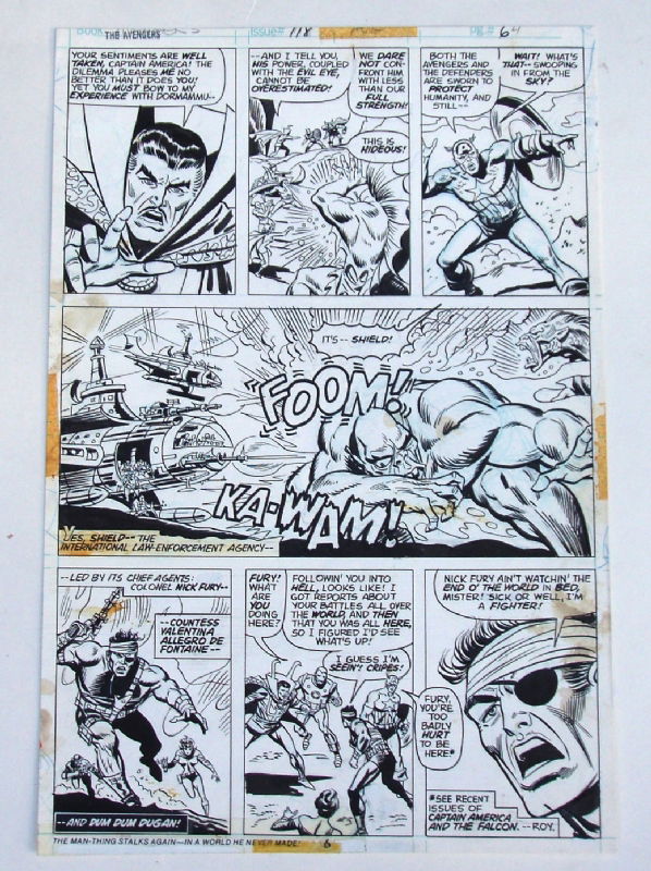 Avengers #118 page 6, in Dan Goodsell's Marvel Avengers #118 Comic Art ...