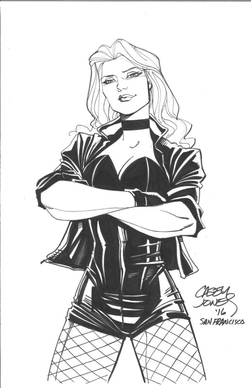 Black Canary commission by Casey Jones (2016), in Andrew Hsieh's ...