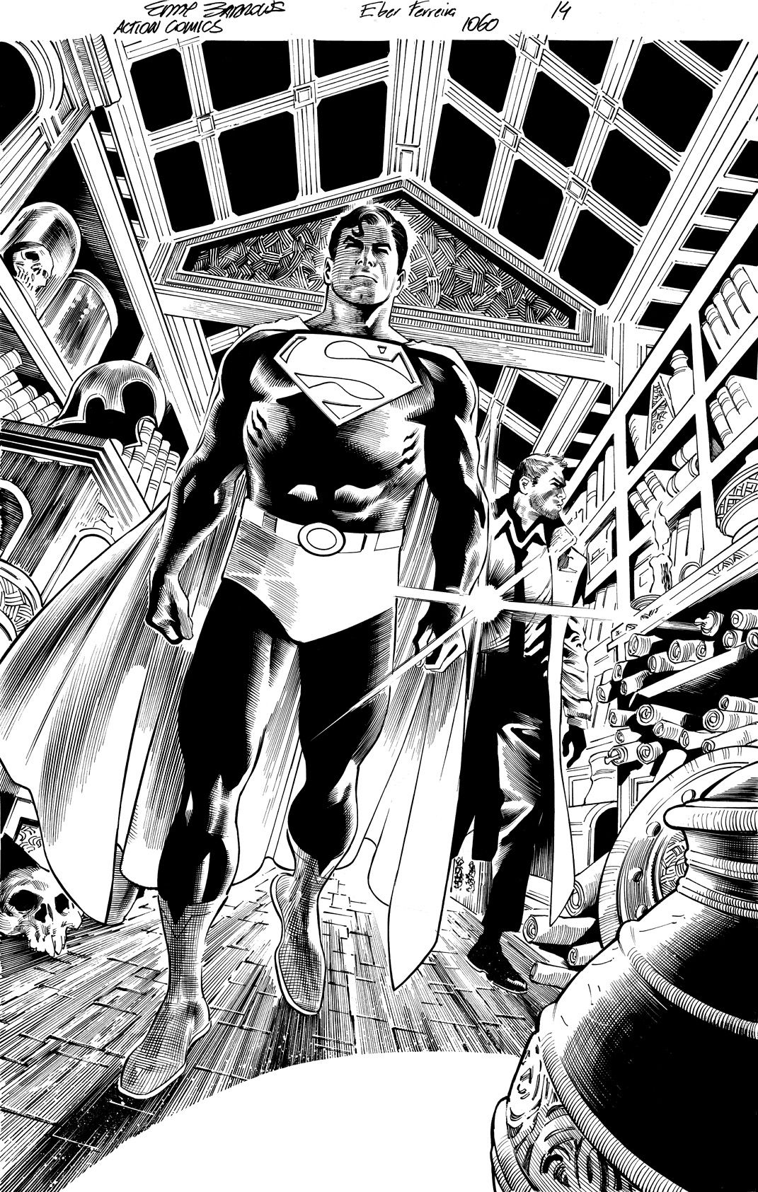 Action Comics #1060 page 14 SUPERMAN SPLASH Barrows Ferreira For Sale ...