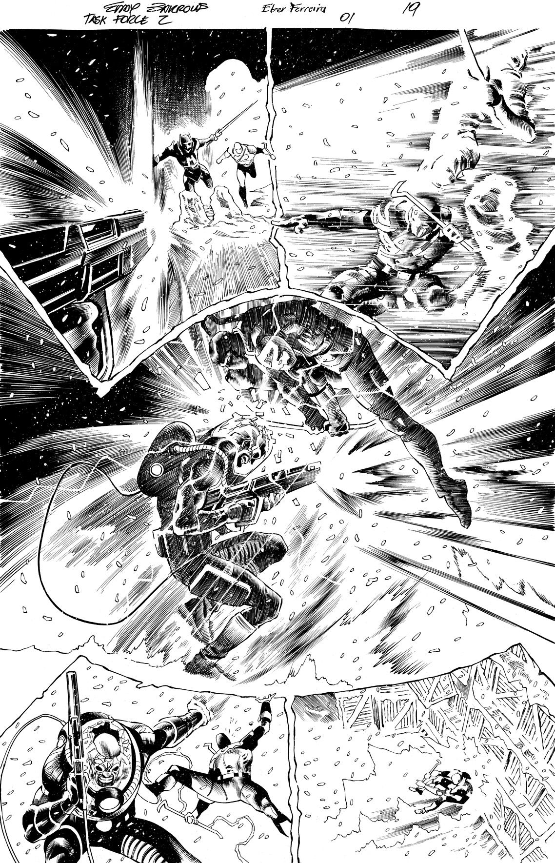 Task Force Z #1 page 19 - Barrows Ferreira Red Hood Mr FREEZE ACTION ...