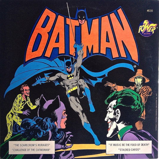 BATMAN Power Records Cover 1975 - Neal Adams, In Paresh Modi's Neal ...