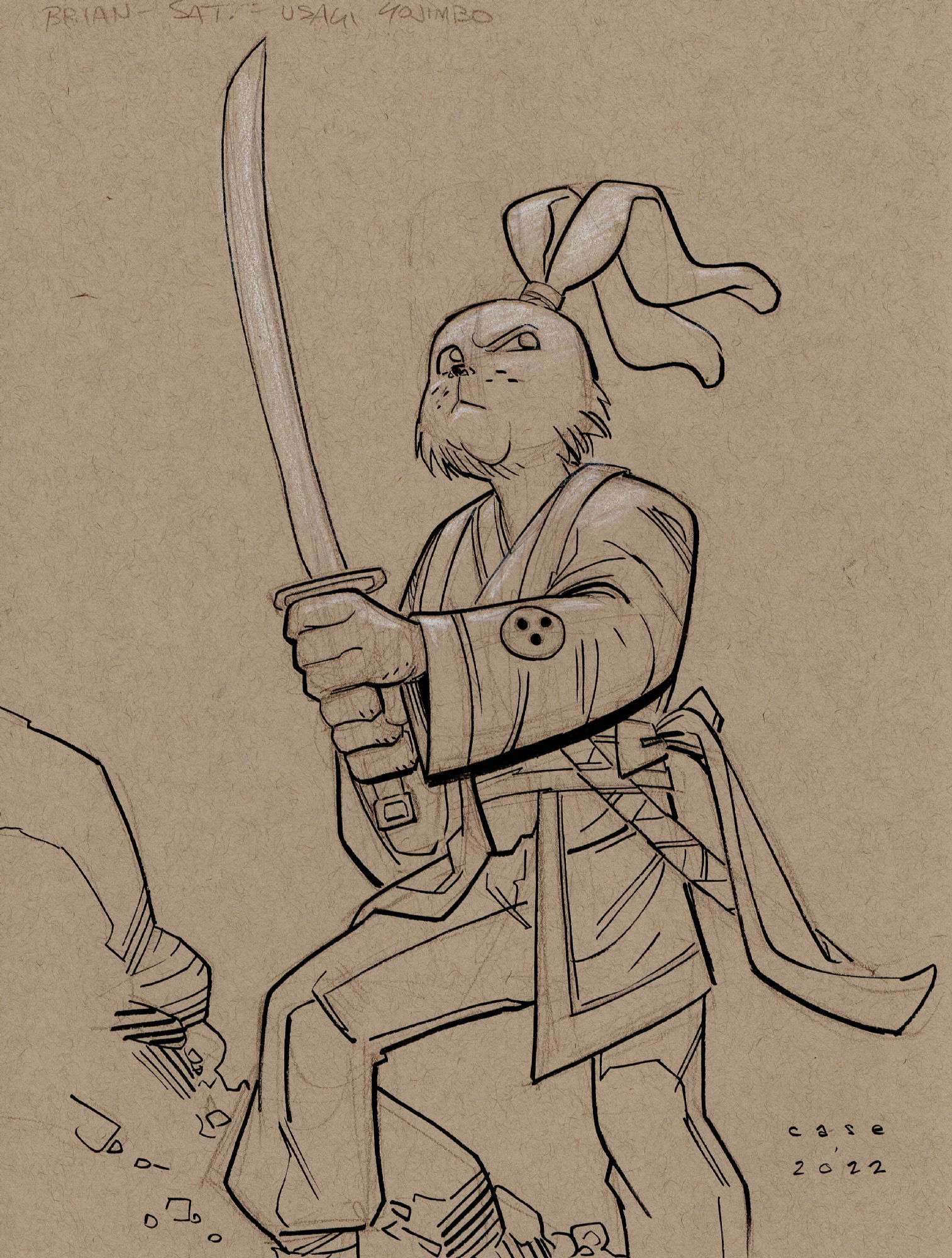 Richard Case - Usagi Yojimbo, in Bryan Clark's Usagi Yojimbo Comic Art ...