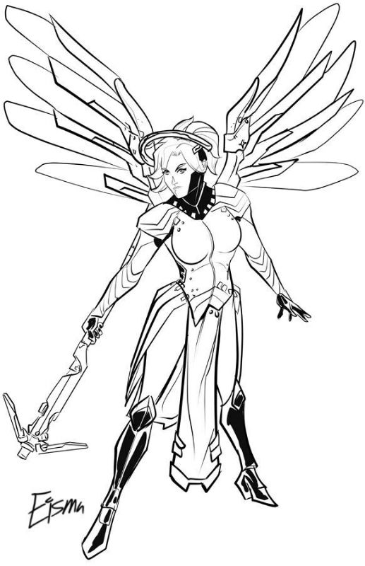 Featured image of post Overwatch Coloring Pages Mercy