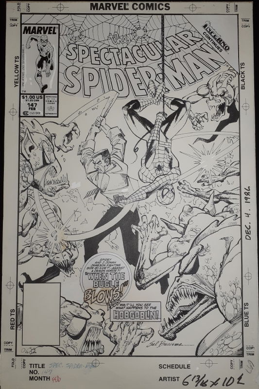 The Spectacular Spider-Man #147 cover (1989), in REDEMAGNI CLAUDIO's ...