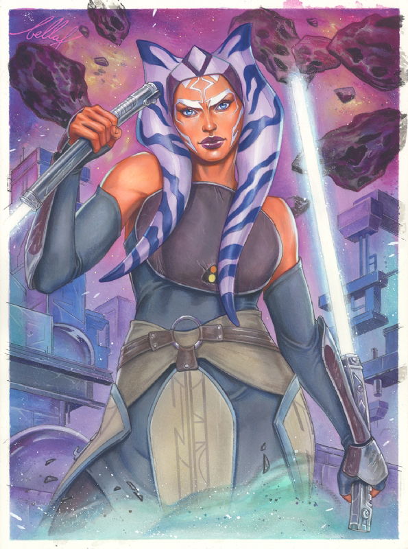 Ahsoka Tano - Bella Rachlin , in Louis Pierce's Commissions Comic Art ...