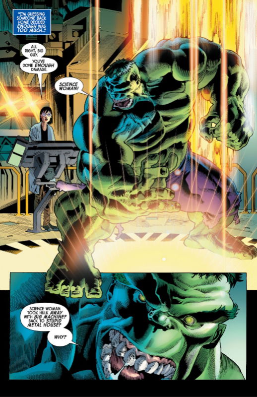 Immortal Hulk Issue 31 pg 14, in Eric L's Joe Bennett Comic Art Gallery ...