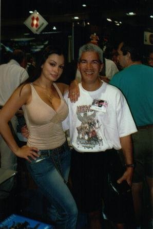Aria Giovanni And Me In Royd Burgoyne S Convention Photos Comic Art Gallery Room