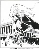 Amalgam Trading Card #9 (Wonder Woman) Comic Art