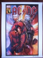 Stuart Immonen Iron Man 2 AC/DC Litho Comic Art