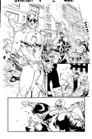 Stuart Immonen New Avengers Vol 2 Issue 4 Page 20 Comic Art