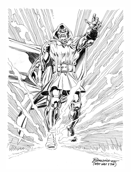 Dr Doom by Brett Breeding, in Frank Cairo's Tony's art Comic Art ...