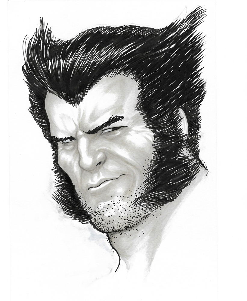 Wolverine Head shot by Kevin Maguire, in Alan D's Kevin Maguire Comic ...