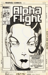 Alpha Flight #20 Comic Art