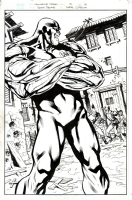 Cyber splash page (Wolverine Origins) with Wolverine and Daken Comic Art