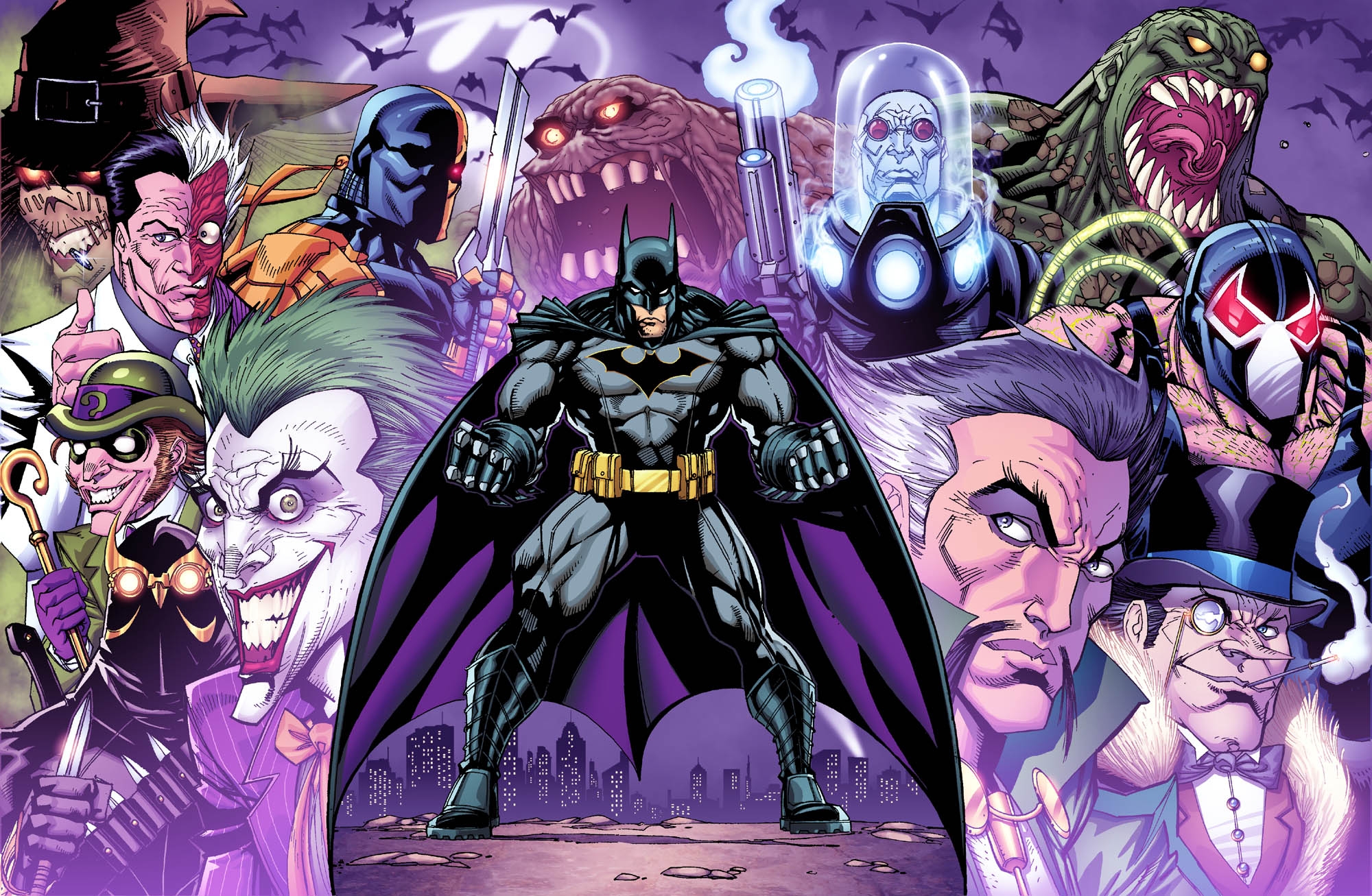 Парад злодеев. Batman Villains. Злодеи Бэтмена. Злодеи из Бэтмена. Бэтмен и злодейки.