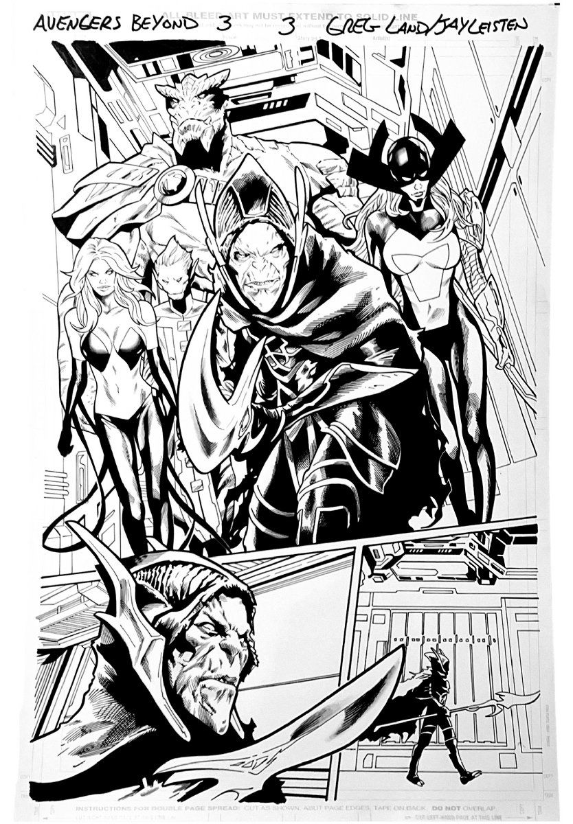 Art Day - BLACK ORDER splash/the Warlords of Thanos - Corvus Glaive ...