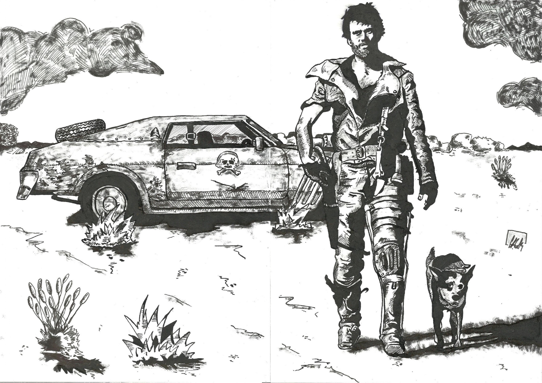 Mad Max The Road Warrior In George Rootss My Art Comic Art Gallery Room