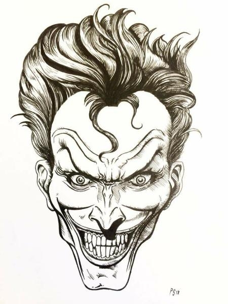 Joker sketch - Paul Shiers, in Darren O'Byrne's Other Comic Art Gallery ...