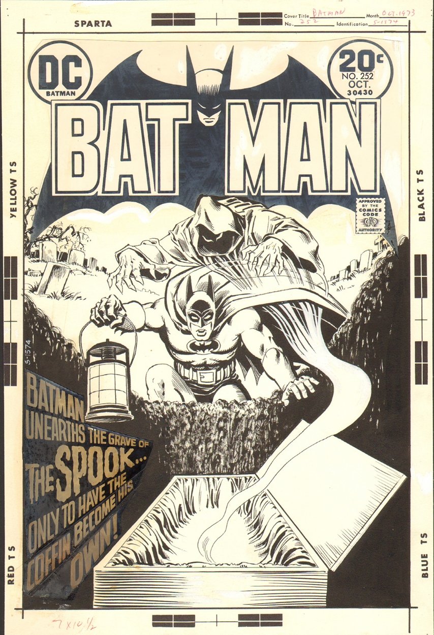 Batman #252 Cover Art by Nick Cardy, in Rob Hughes's Artwork - Personal  Collection Comic Art Gallery Room