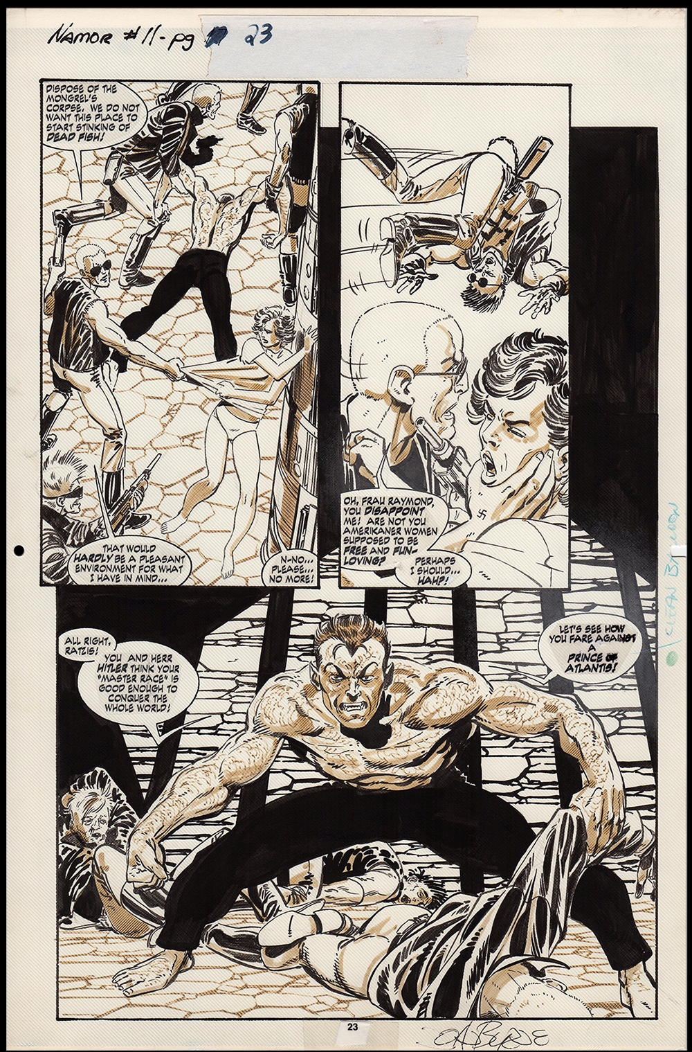 USA, 1991 John Byrne Namor the Sub-Mariner # 11 