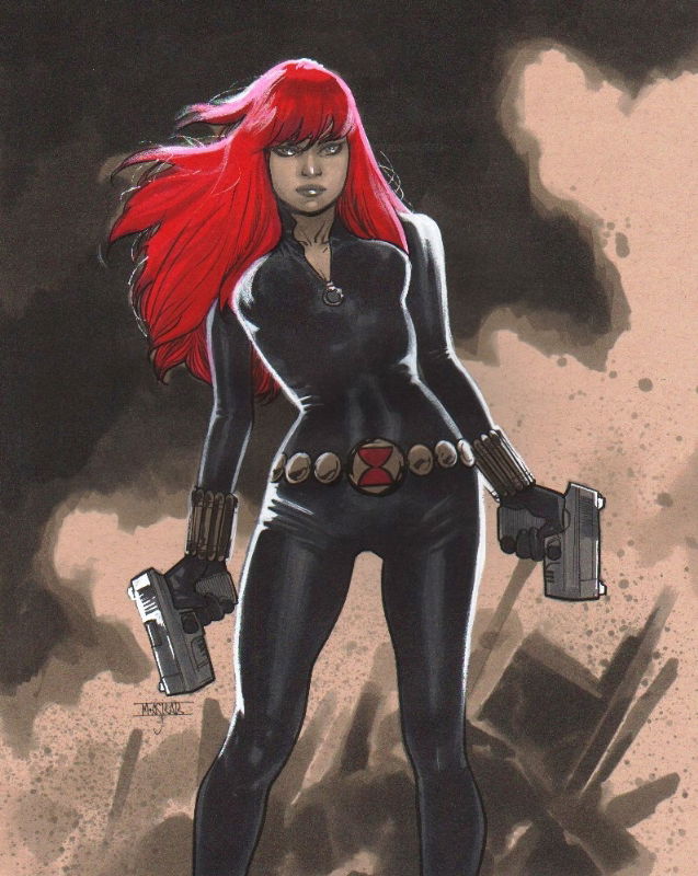 Black Widow By Mahmud Asrar In Shdy Matts New York Comic Con 2018