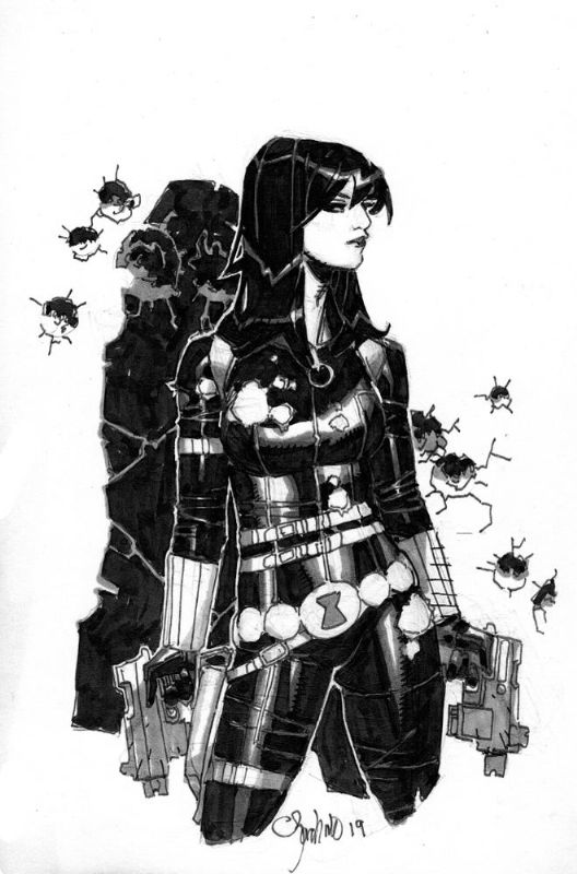 Black Widow by Chris Bachalo, in sh@dy matt's Miscellaneous Comic Art ...