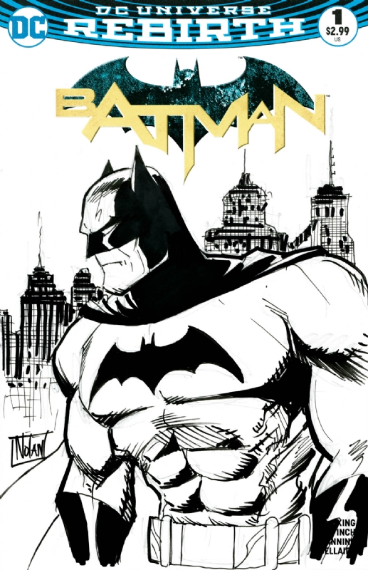 Batman by Graham Nolan , in Andrew Baita's Sketch Commissions Comic Art  Gallery Room