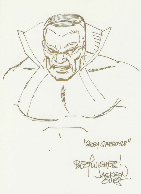 Grey Gargoyle, in Kevin Freeman's Marvel Villains Comic Art Gallery Room