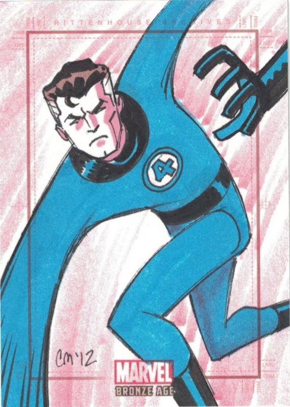 Mr Fantastic Reed Richards In Jack Larsen S Marvel Fantastic Four Comic Art Gallery Room