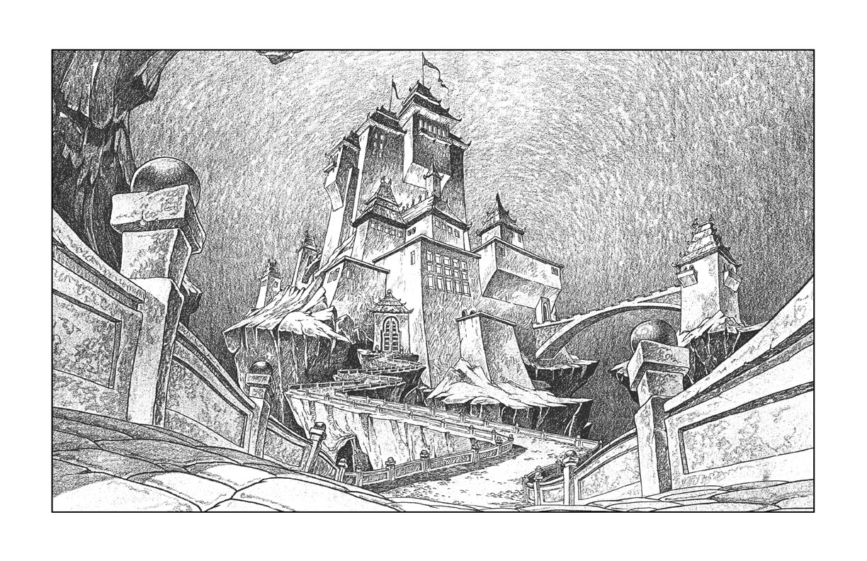 Concept art for Warner Brothers Feature Animation...Marco Polo, in Jeff  Purves's Animation art Comic Art Gallery Room